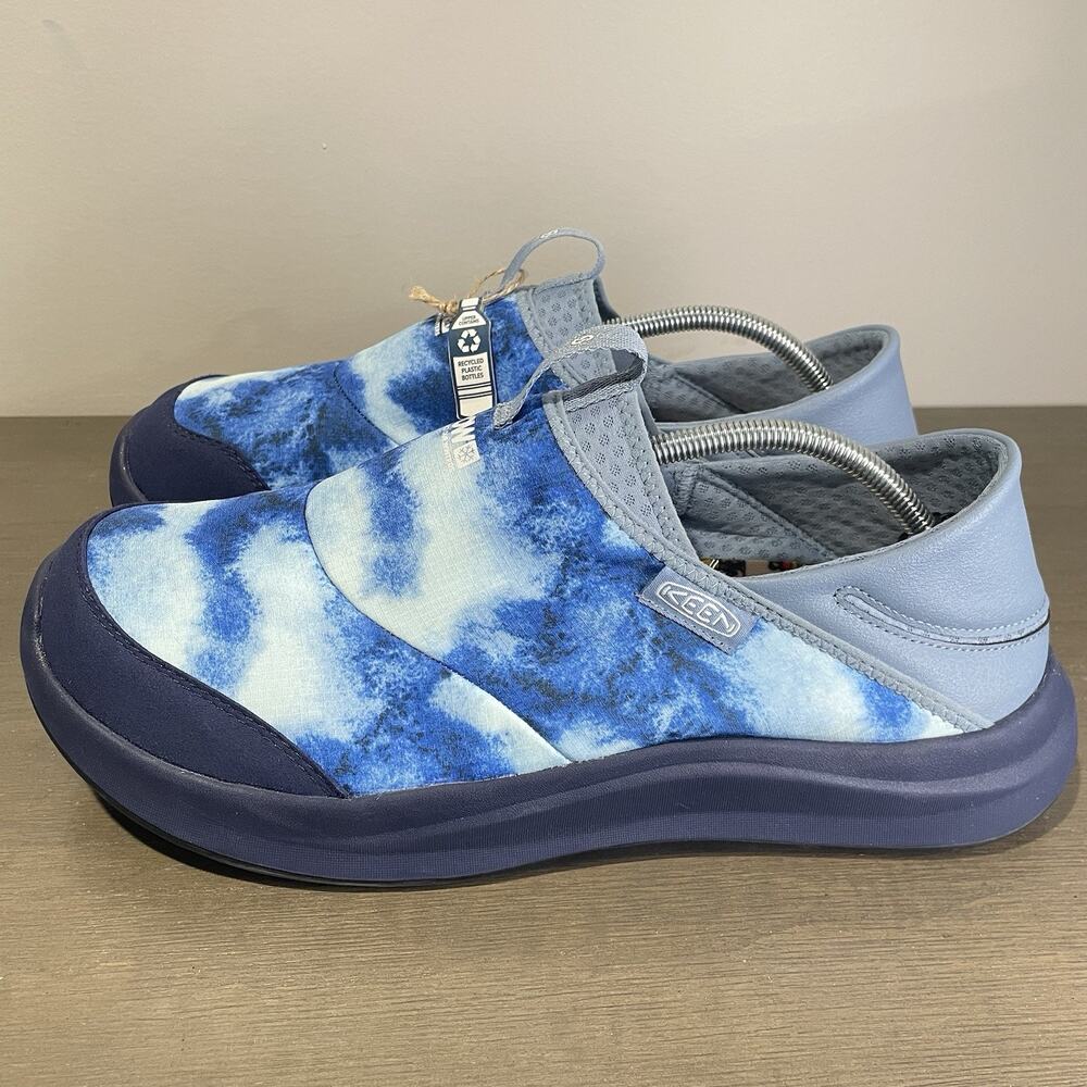 KEEN Mens Size 13 Shoes NEW Whyser Protect Our Winters Slip-On Glacier Blue POW